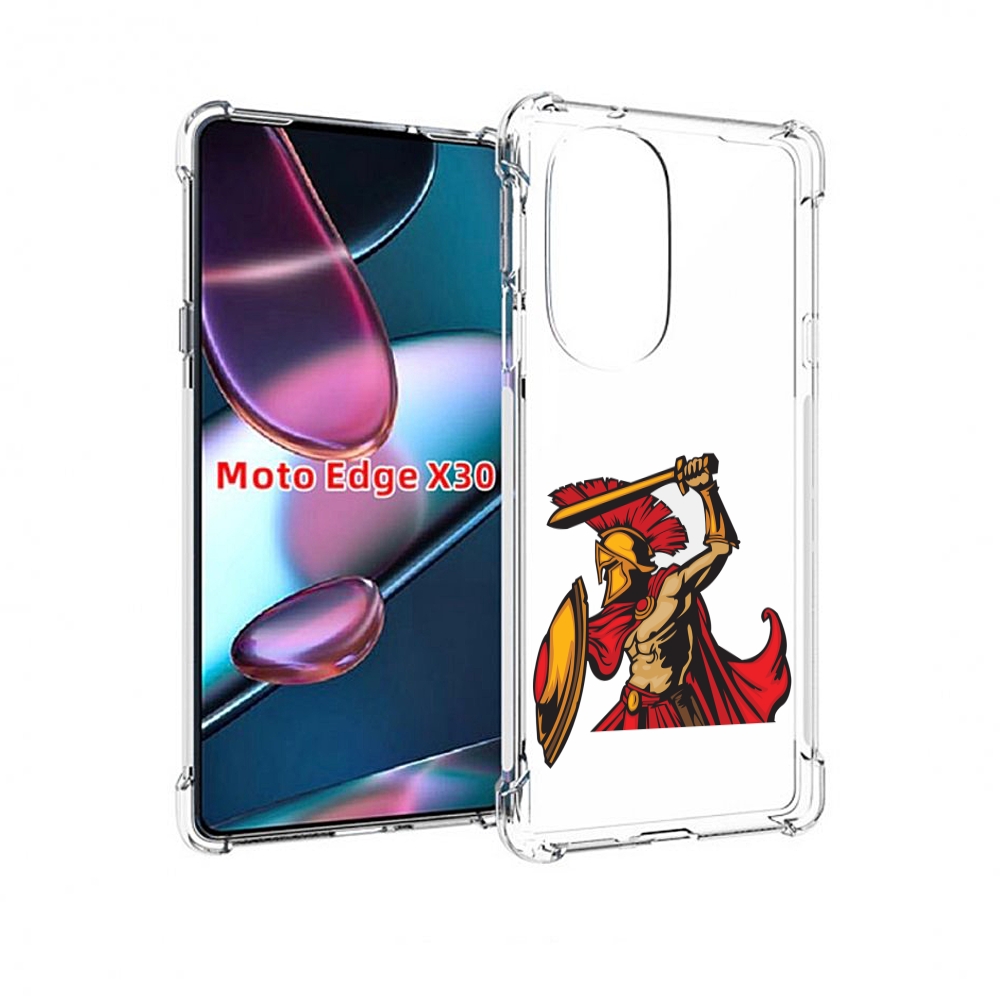 

Чехол MyPads римский-воин для Motorola Moto Edge X30, Прозрачный, Tocco