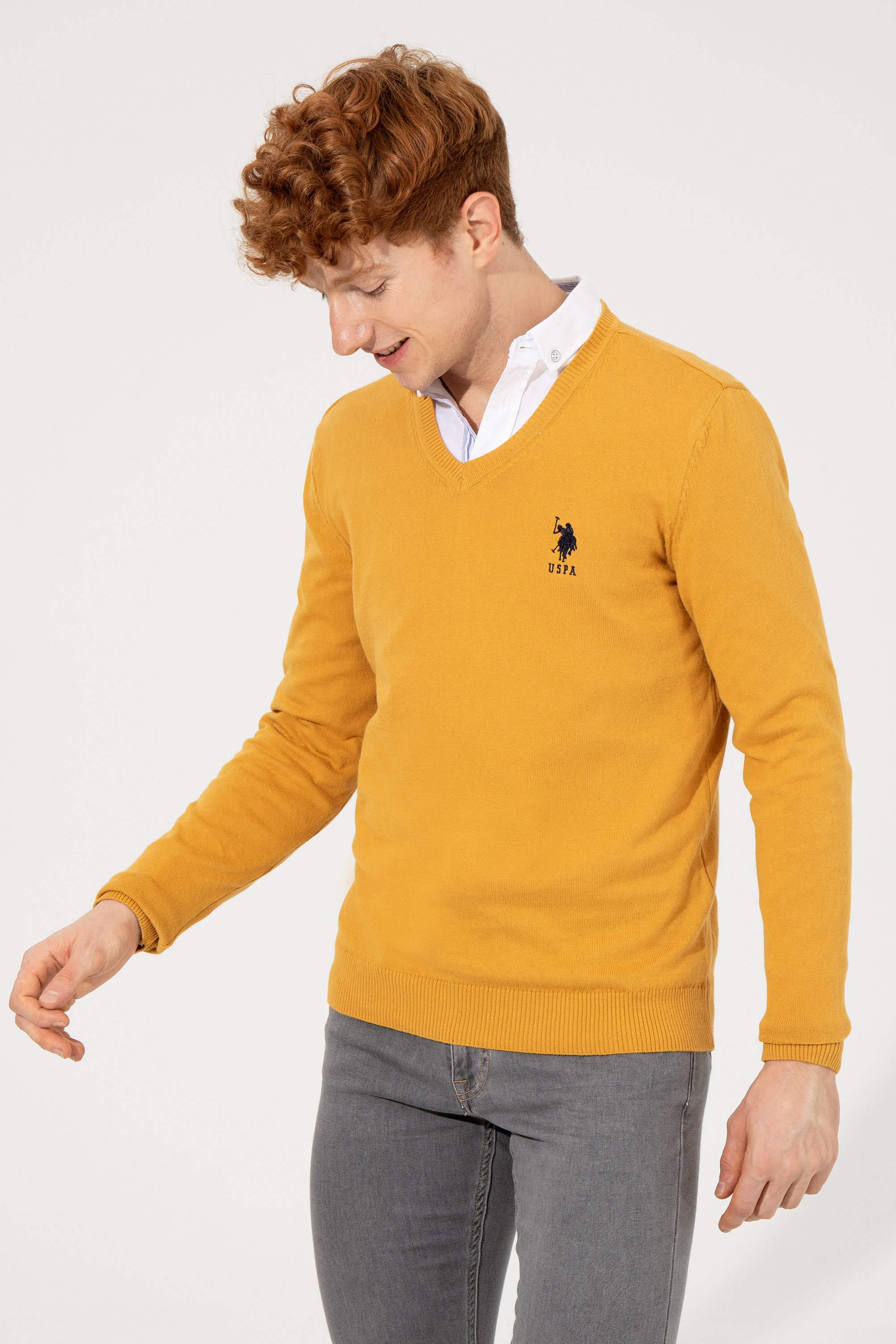 

Пуловер мужской U.S. POLO Assn. G081GL0TK0GTD02-GLBSK22 желтый XS, G081GL0TK0GTD02-GLBSK22