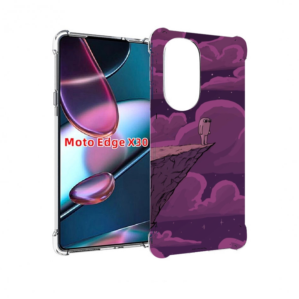 

Чехол MyPads розовая-фасолька для Motorola Moto Edge X30, Прозрачный, Tocco