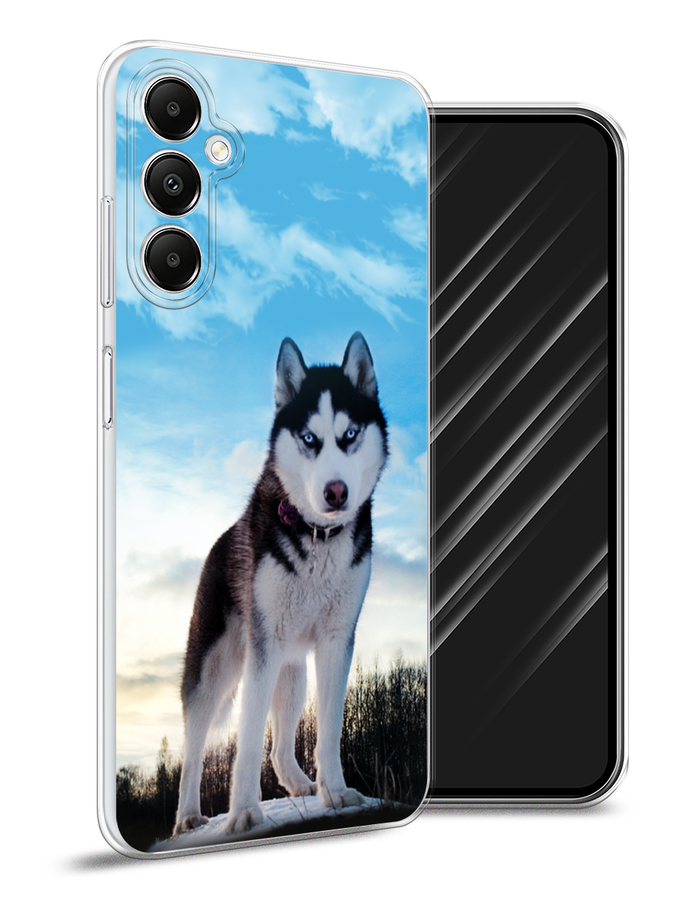 

Чехол Awog на Samsung Galaxy A05s "Хаски 3", Белый;черный;голубой, 2108850-1