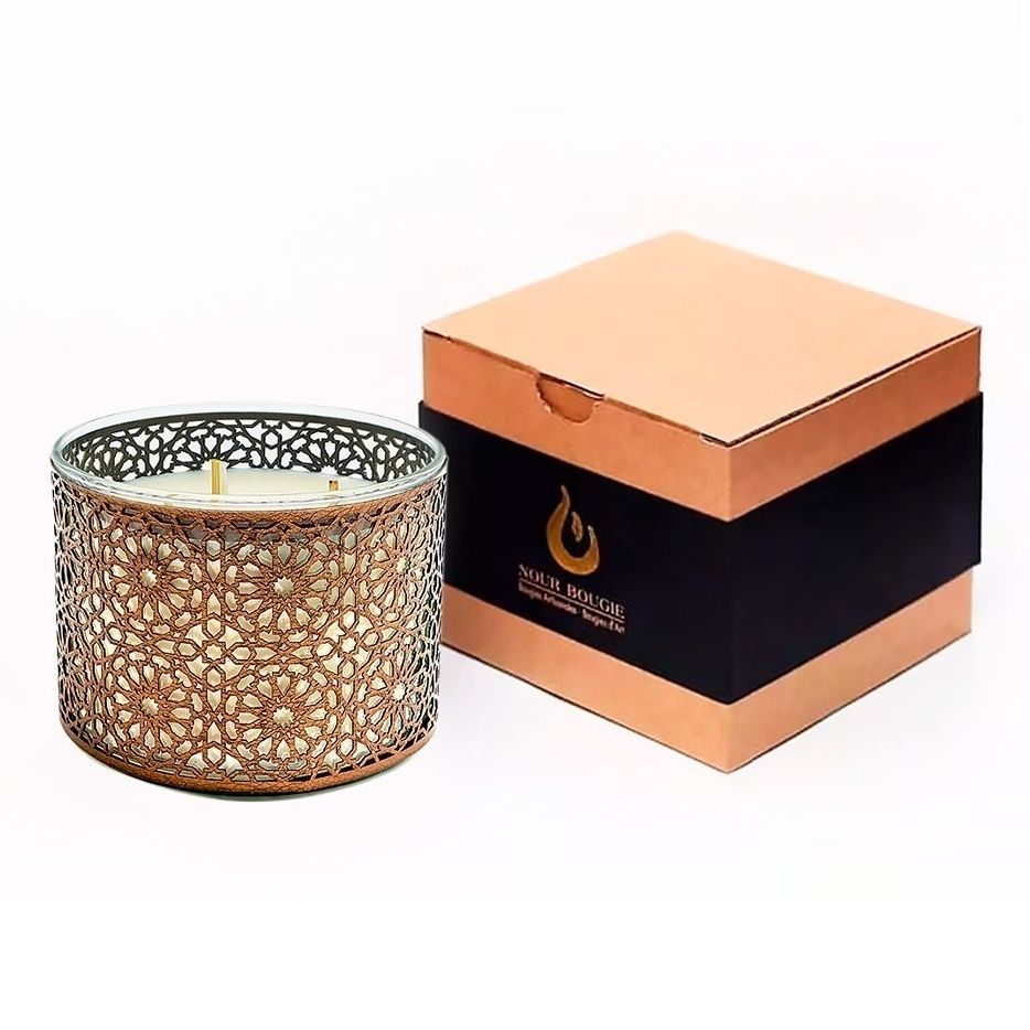 

Свеча ароматическая Nour Bougie Mosaica Orange Cinnamon 1750 г