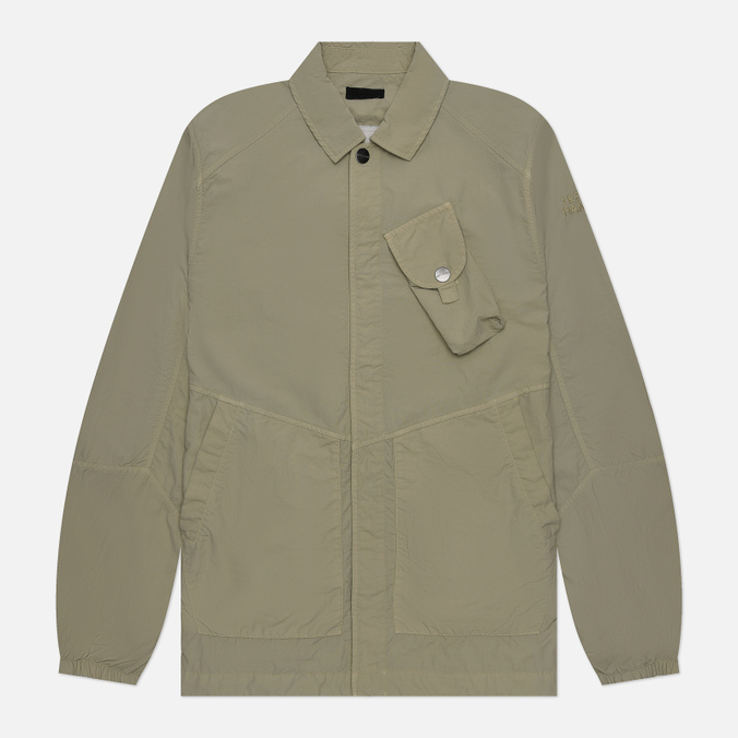 Мужская куртка ветровка Left Hand Sportswear Sesia Overshirt зелёный, Размер L