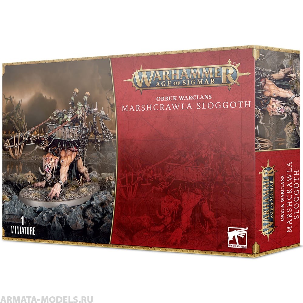 

Набор Games Workshop Боевые кланы Орруков Слоггот-ползун