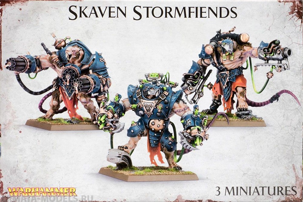 

Набор Games Workshop Скавены штормовые демоны