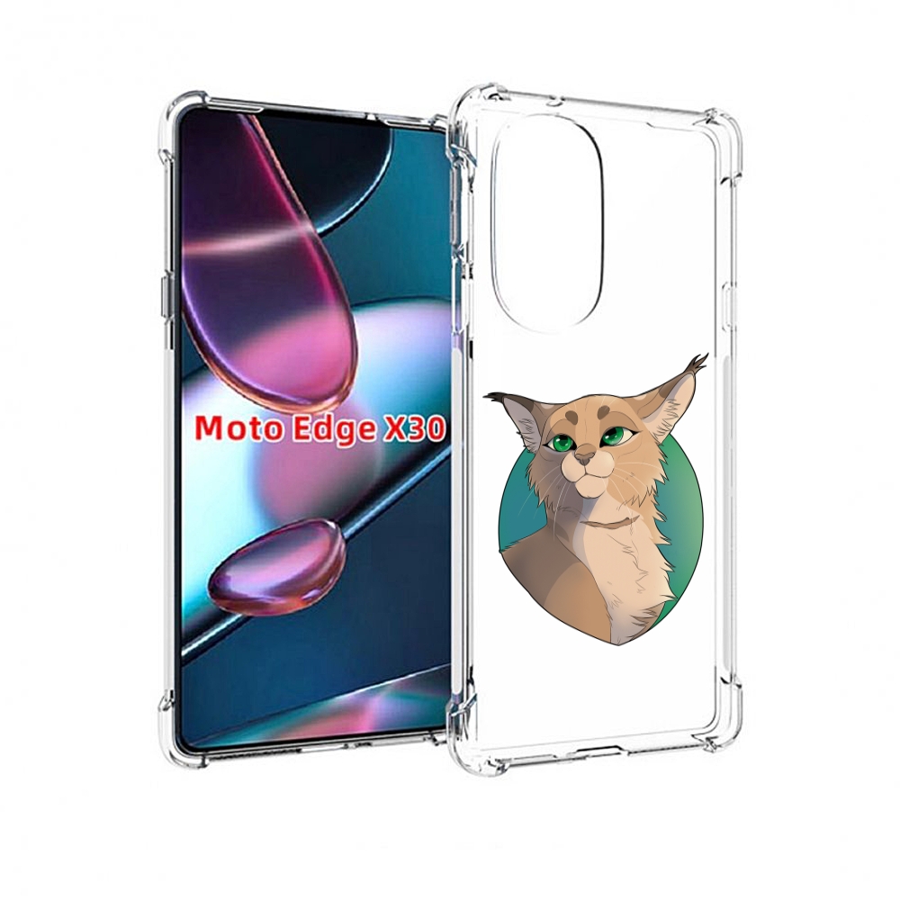 

Чехол MyPads рысь-нарисованная для Motorola Moto Edge X30, Прозрачный, Tocco
