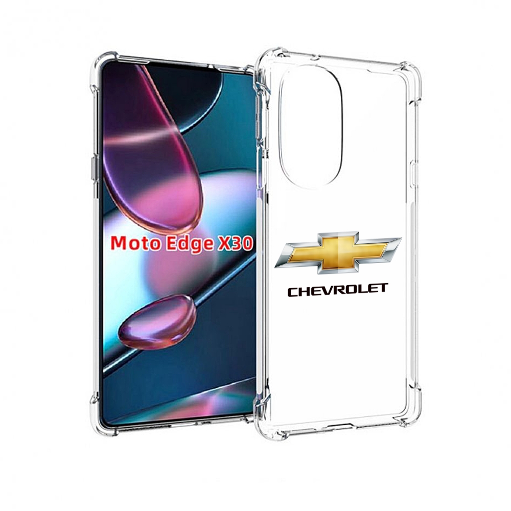 

Чехол MyPads сhevrolet-3 мужской для Motorola Moto Edge X30, Прозрачный, Tocco