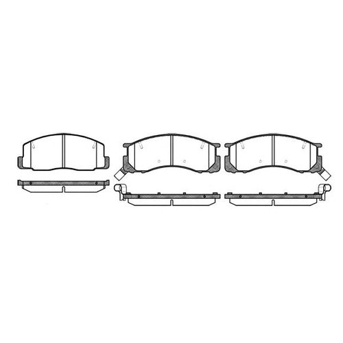 

Тормозные колодки Roadhouse передние для Toyota Lite Ace, Previa 230632