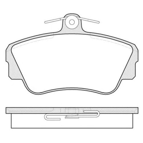 

Комплект передних тормозных колодок Roadhouse 230900 для Volvo 440, 460, 480