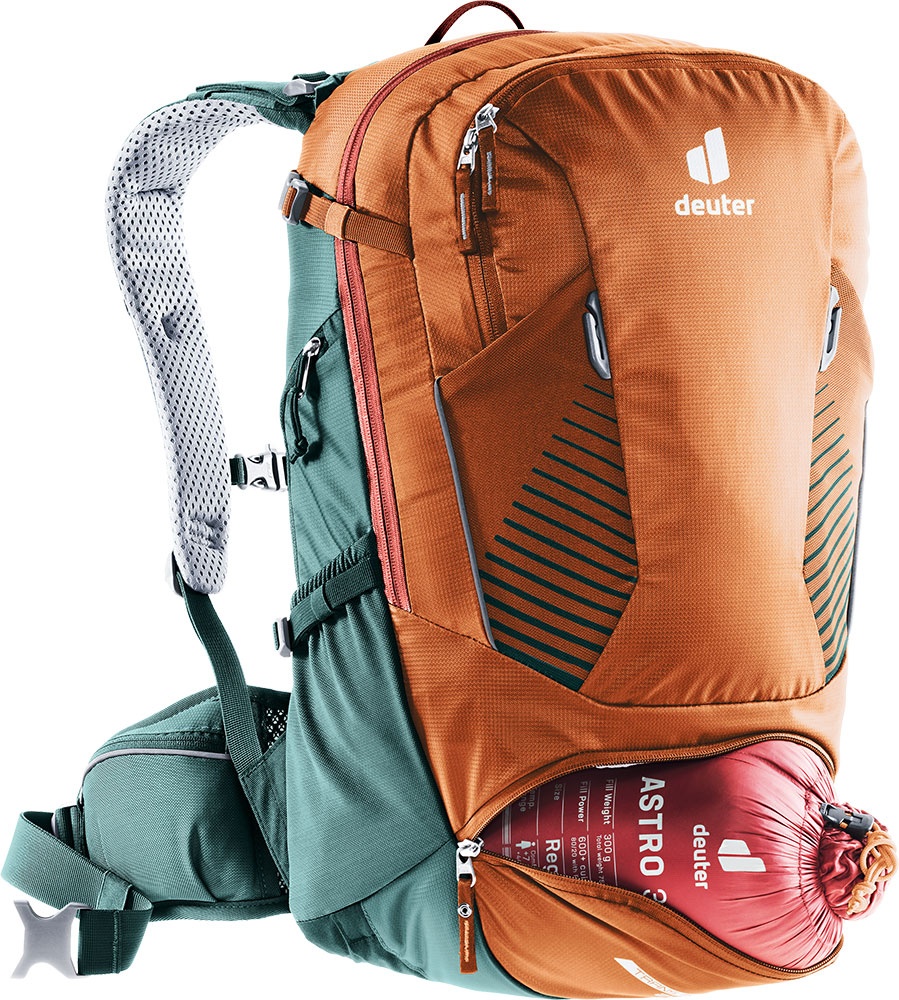 

Велорюкзак Deuter Trans Alpine оранжевый 24 Chestnut-Deepsea, Зеленый;оранжевый, Trans Alpine