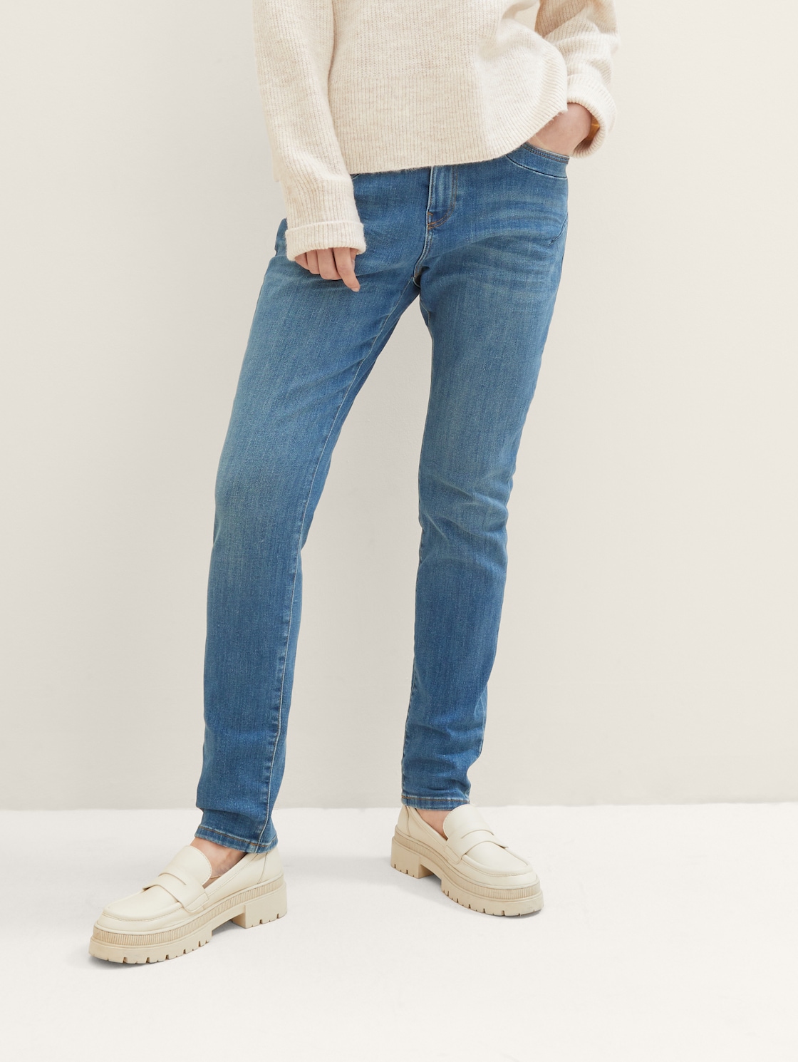 

Джинсы женские TOM TAILOR 1038347 синие 33/30, Синий, 1038347