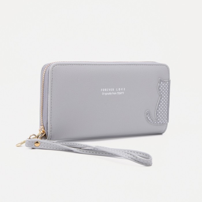 

Кошелек женский NoBrand 7393212, серый, 7393212