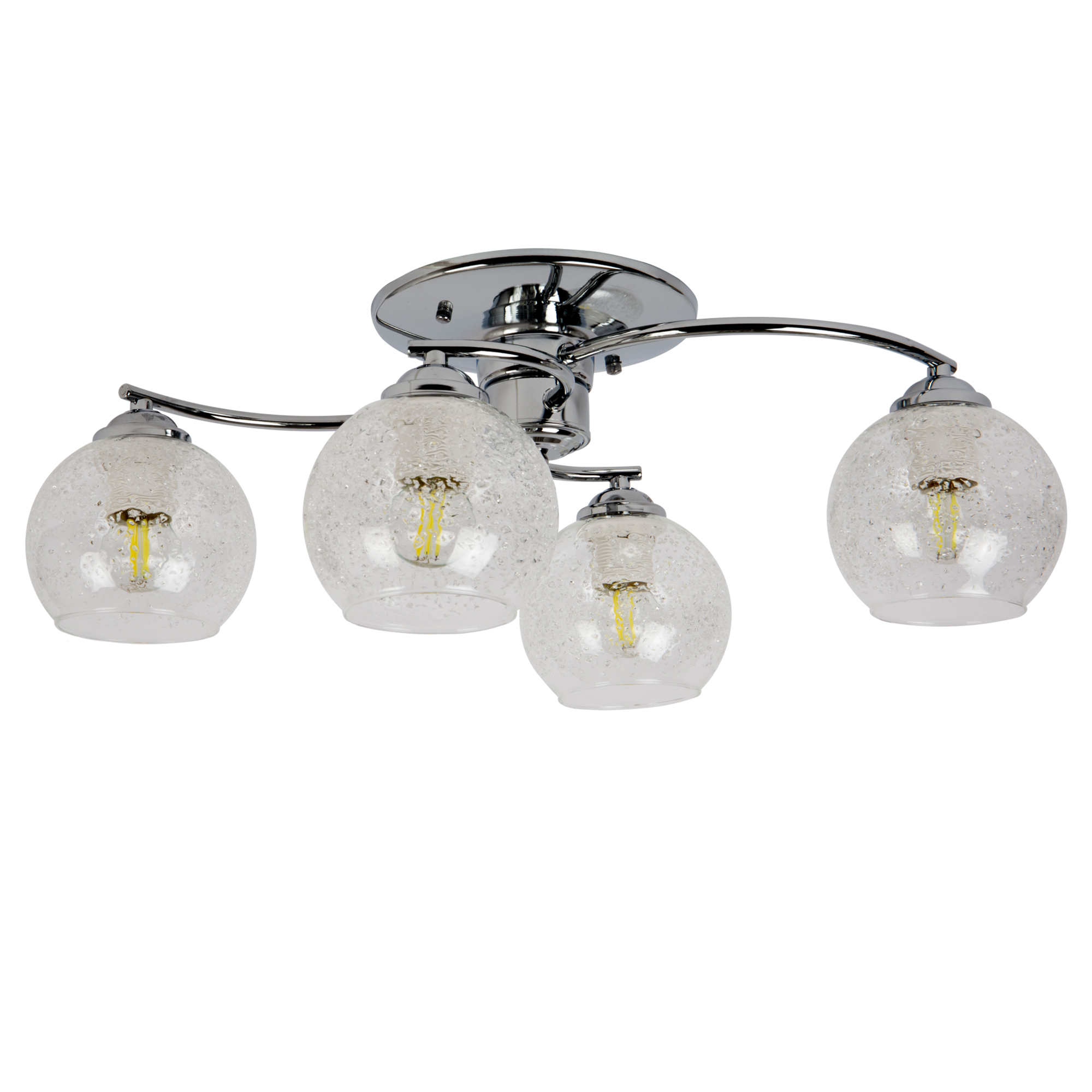

Люстра HIPER H012-4 4 плафона E27 60Вт CHROME, H012-4 Arabella