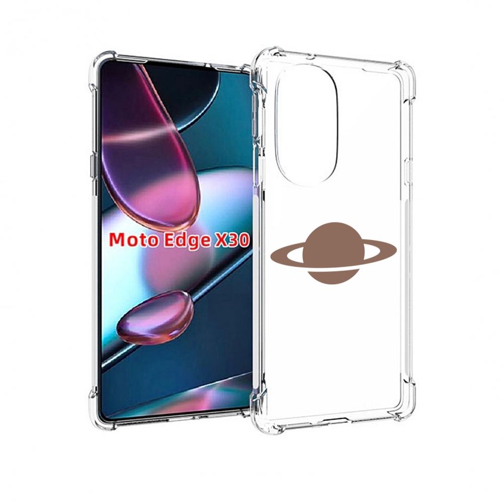 

Чехол MyPads сатурн для Motorola Moto Edge X30, Прозрачный, Tocco
