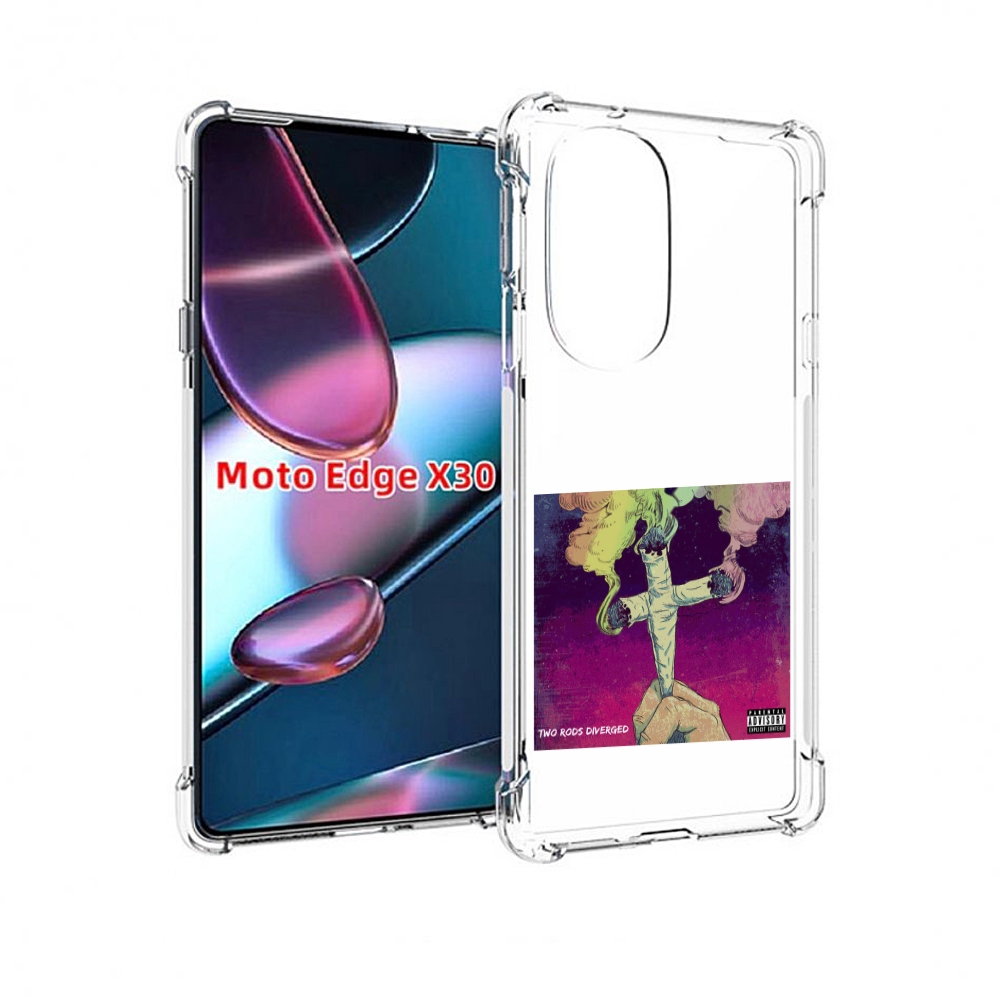 

Чехол MyPads сигаретный крест для Motorola Moto Edge X30, Прозрачный, Tocco