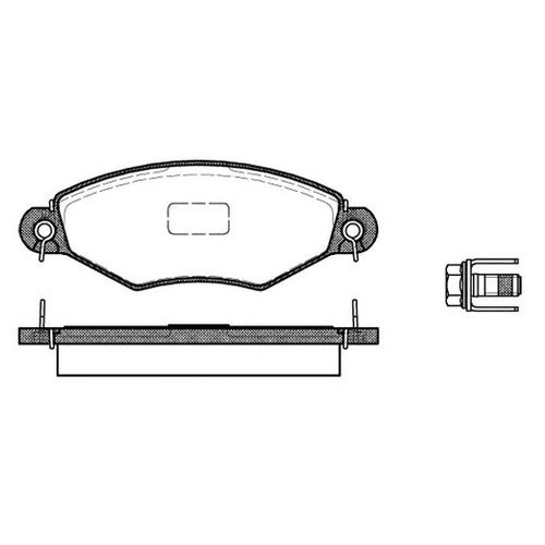 

Тормозные колодки Roadhouse передние для Peugeot 206, 306 264310