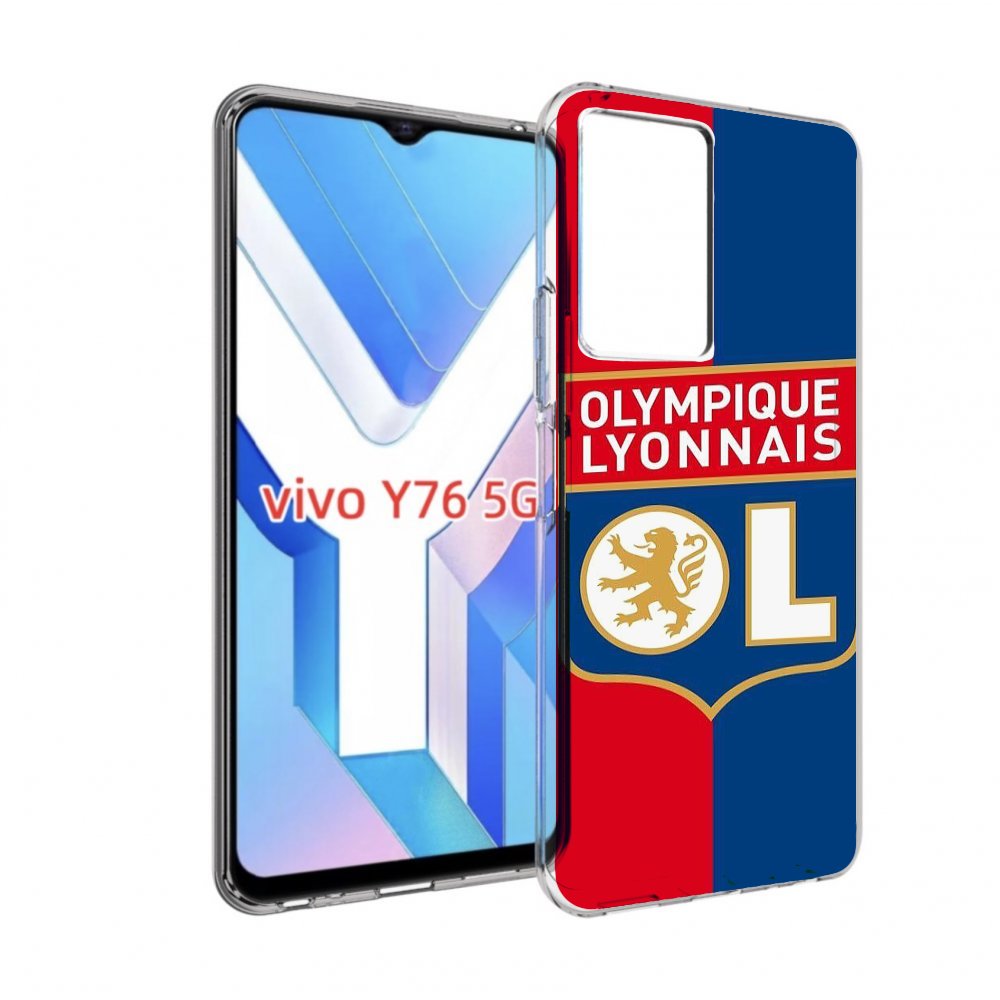 

Чехол MyPads фк лион эмблема для Vivo Y76 5G, Прозрачный, Tocco