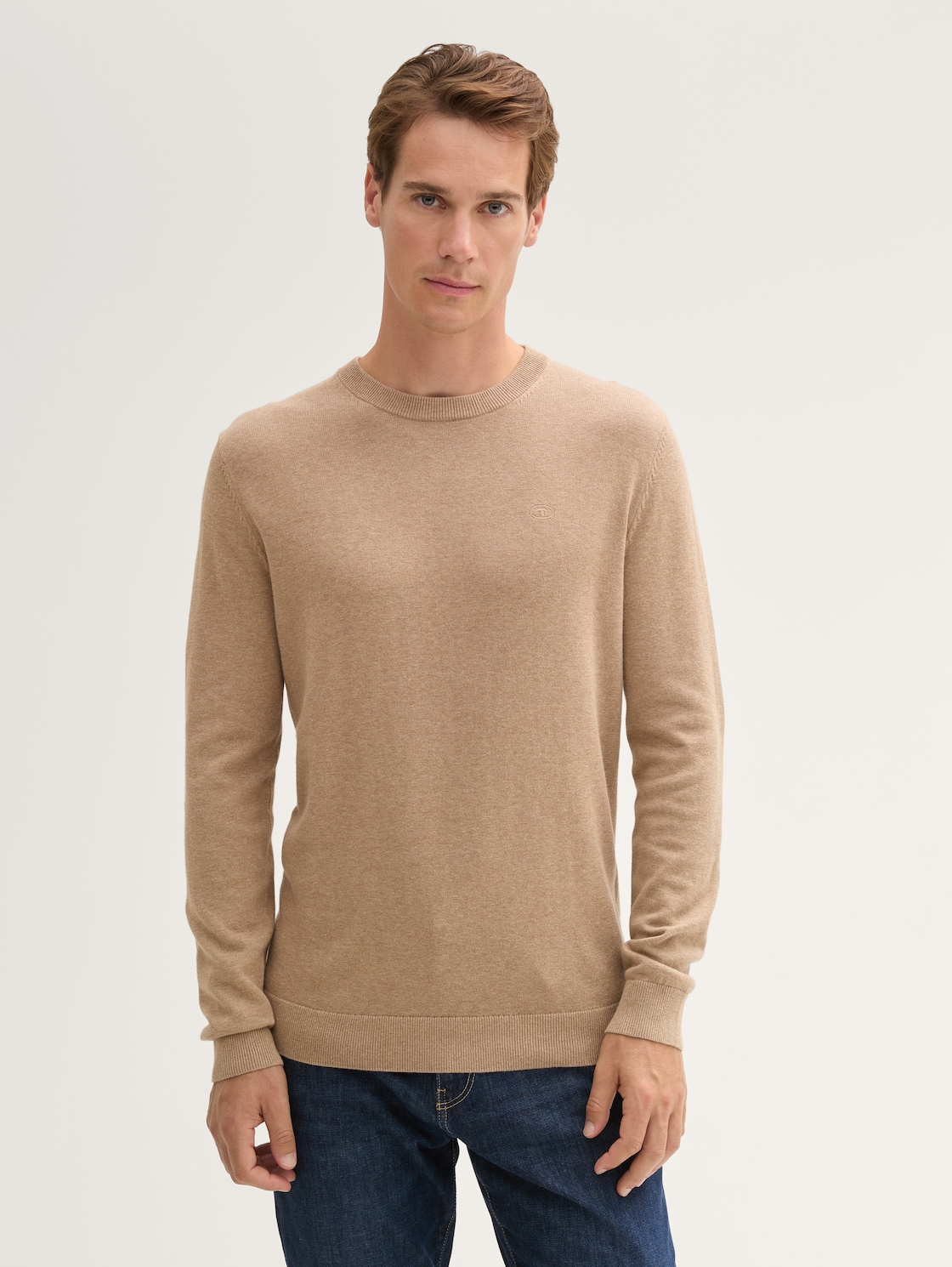

Джемпер мужской TOM TAILOR 1038426 бежевый XL, 1038426