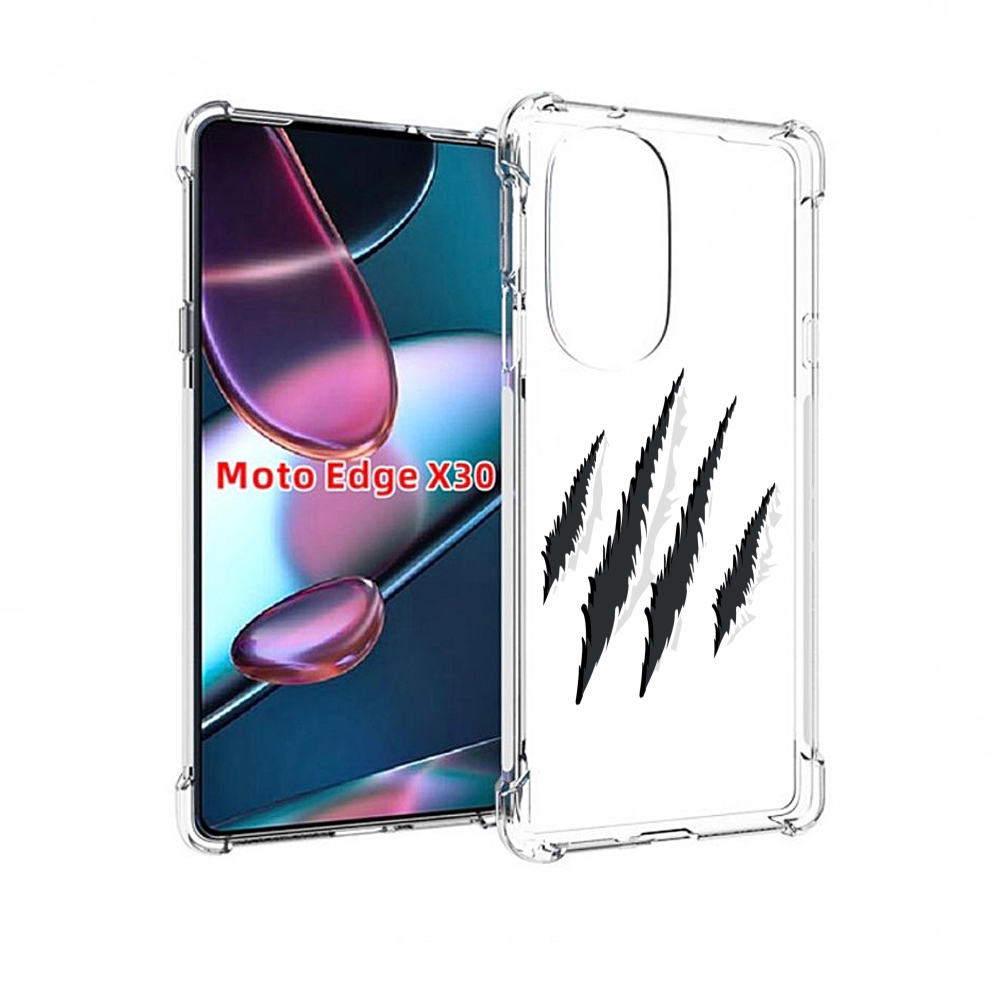 

Чехол MyPads след-когтей для Motorola Moto Edge X30, Прозрачный, Tocco
