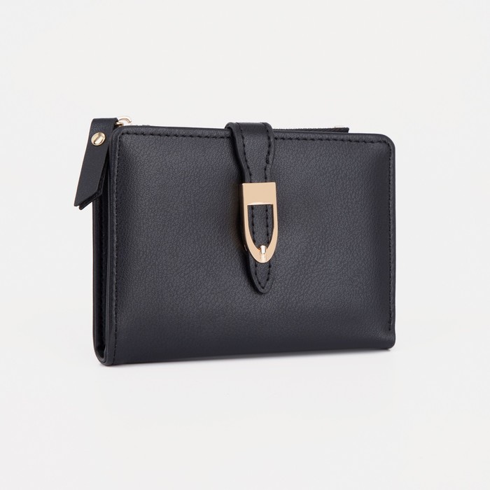 

Кошелек женский NoBrand 9344426, чёрный, Черный, 9344426
