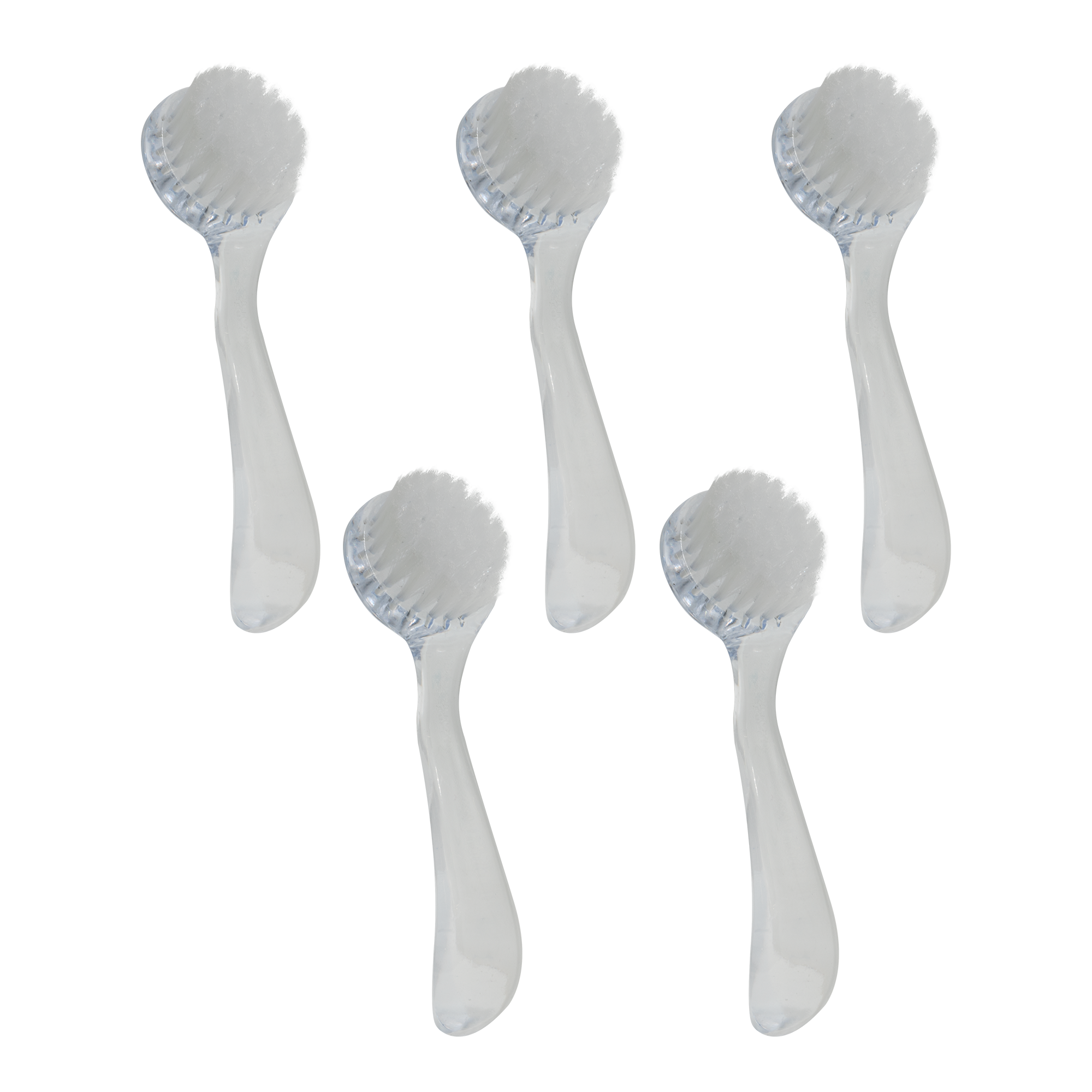 

Щеточки WellyWell большие для маникюра и педикюра, 5 шт, Brush_For_Face_White
