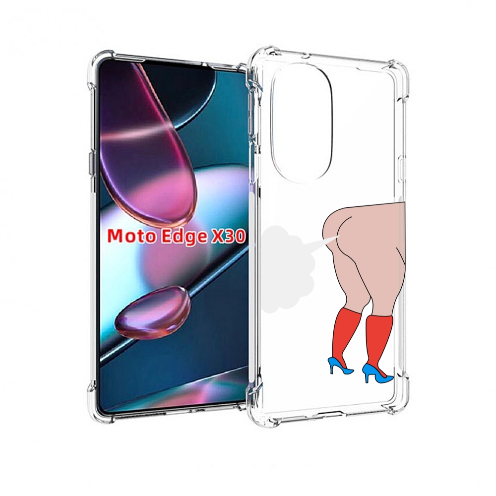 

Чехол MyPads смешная-ситуация детский для Motorola Moto Edge X30, Прозрачный, Tocco