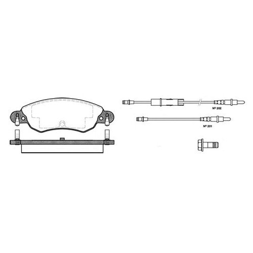 

Тормозные колодки Roadhouse передние для Citroen C5 I, II 282904