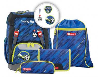 

Школьный ранец Hama Step By Step Grade Soccer Team 4 предмета 129659