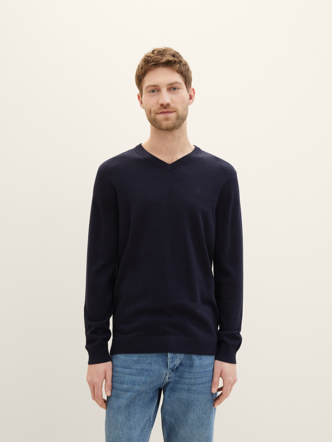 

Пуловер мужской TOM TAILOR 1038427 синий XL, 1038427