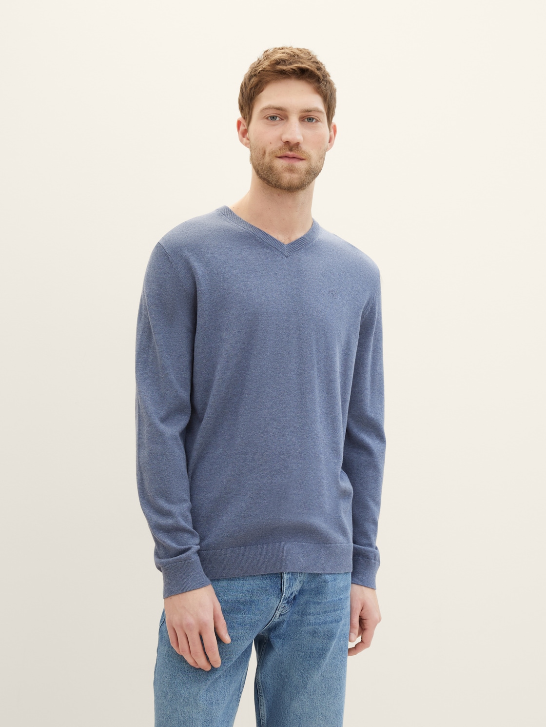 

Пуловер мужской TOM TAILOR 1038427 синий XL, 1038427