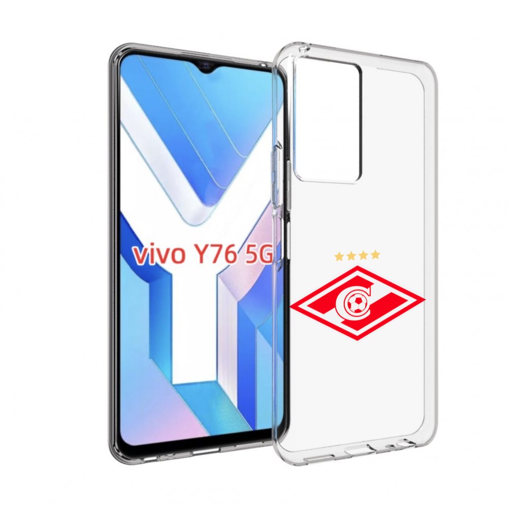 

Чехол MyPads фк спартак 1 для Vivo Y76 5G, Прозрачный, Tocco