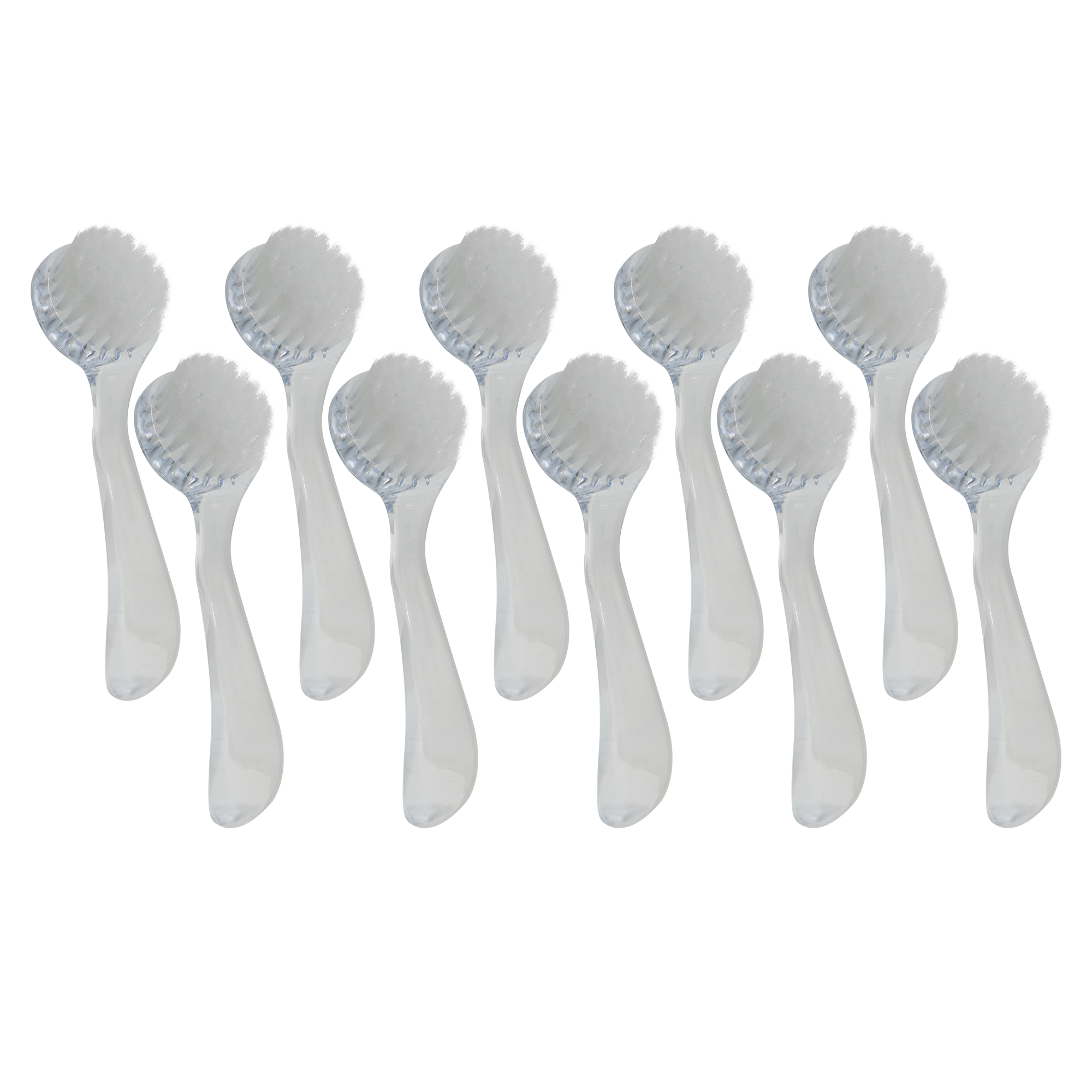 

Щеточки WellyWell большие для маникюра и педикюра, 10 шт, Brush_For_Face_White