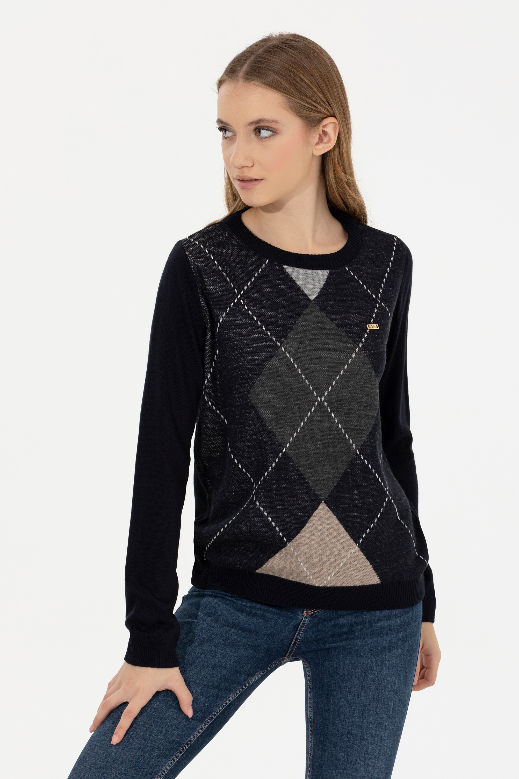 

Джемпер женский U.S. POLO Assn. G082GL0TK0BERLA синий XS, G082GL0TK0BERLA