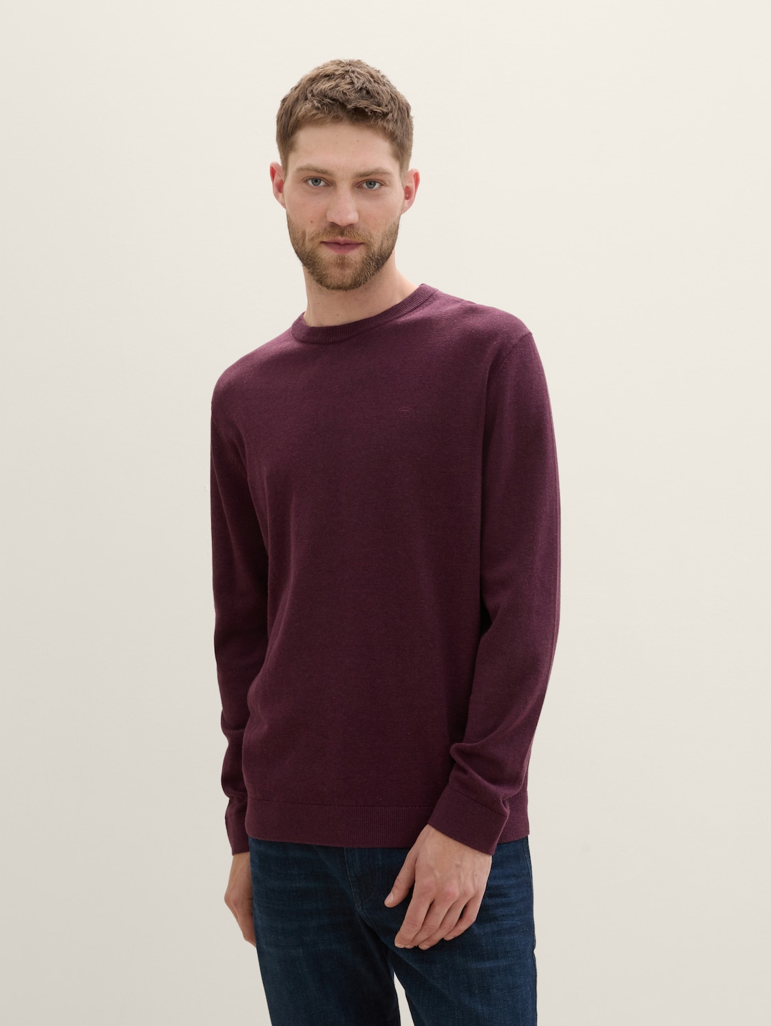 

Джемпер мужской TOM TAILOR 1039810 бордовый L, 1039810