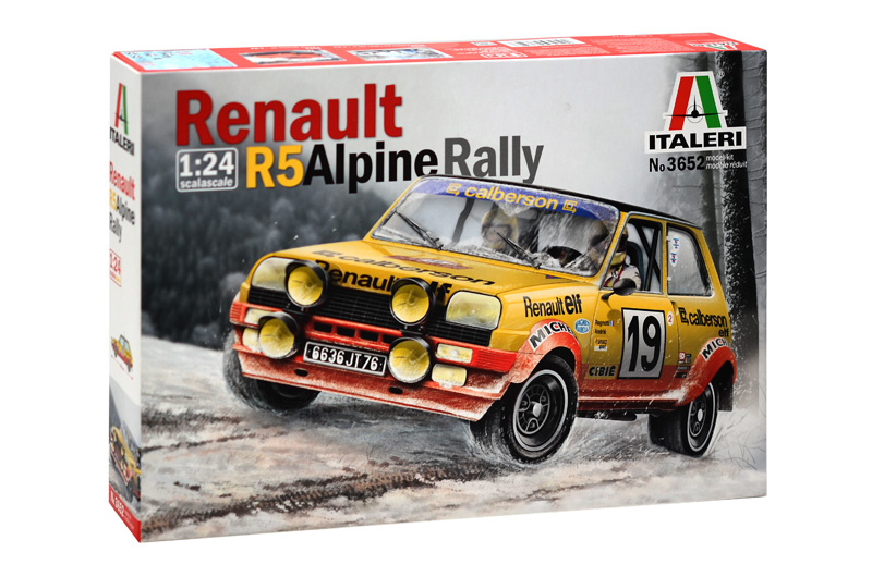 фото Сборная модель italeri 1/24 автомобиль renault 5 alpine 1978 3652