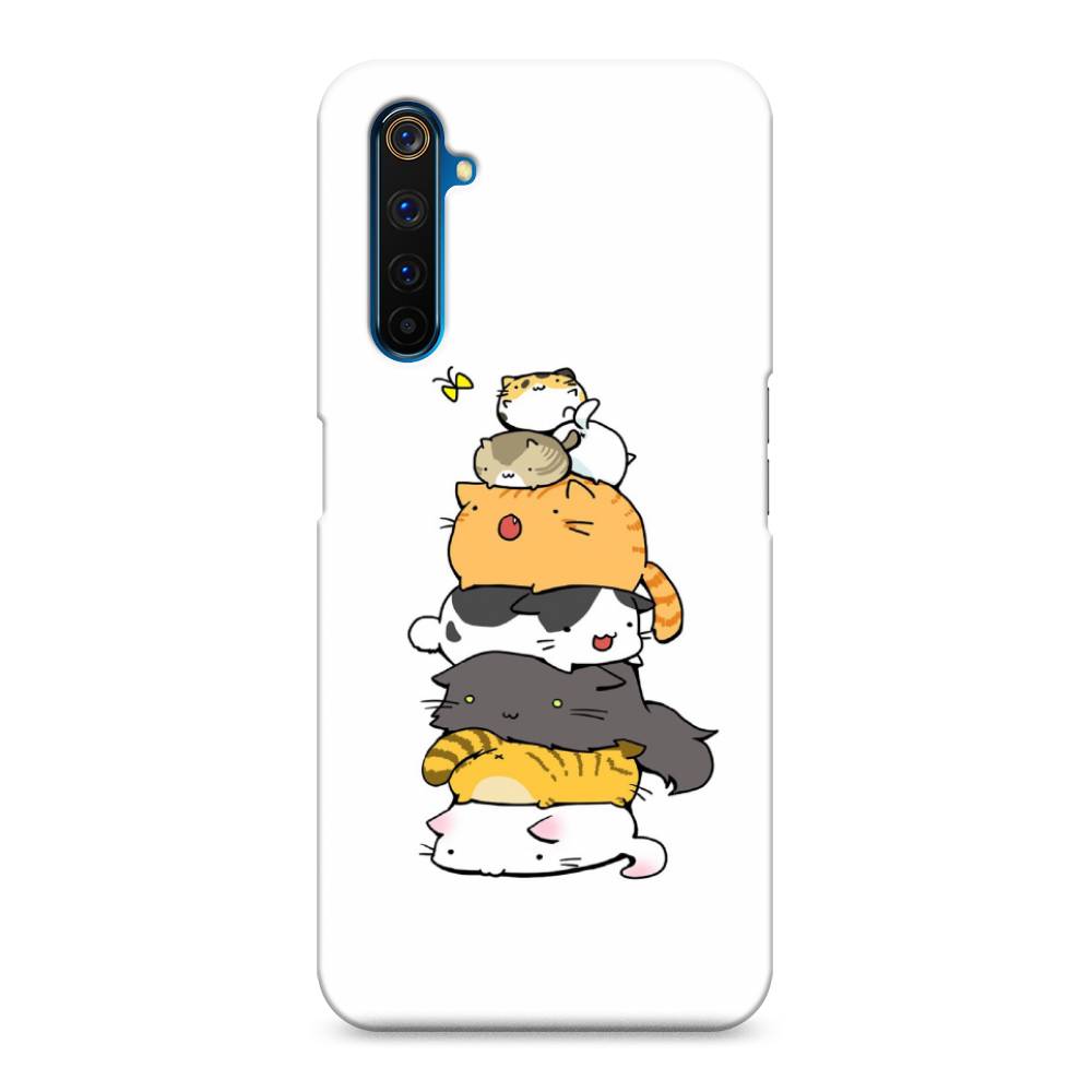 

Пластиковый чехол "Бутерброд из котиков" на Realme 6 Pro, 252820-7