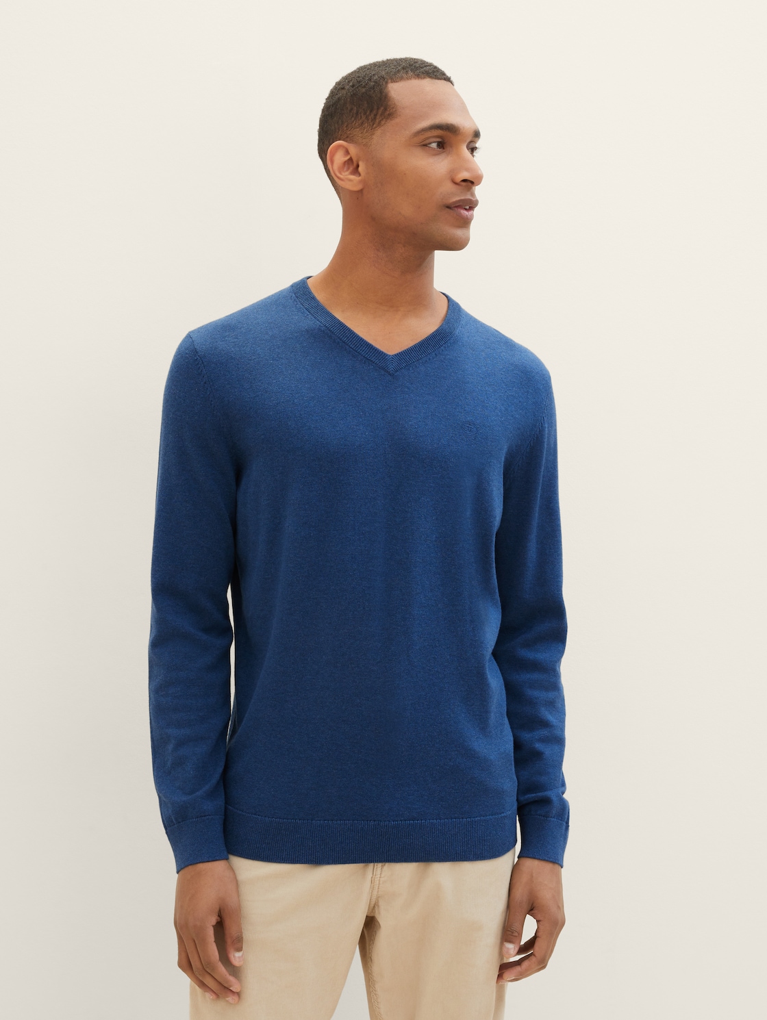 

Пуловер мужской TOM TAILOR 1039811 синий XL, 1039811