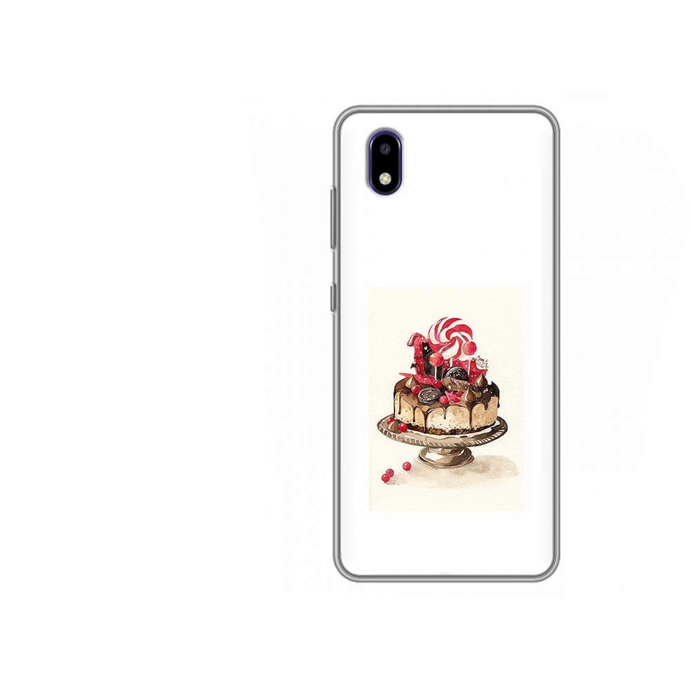 

Чехол MyPads Tocco для ZTE Blade A3 2020 вкусный торт (PT226941.466.262), Прозрачный, Tocco