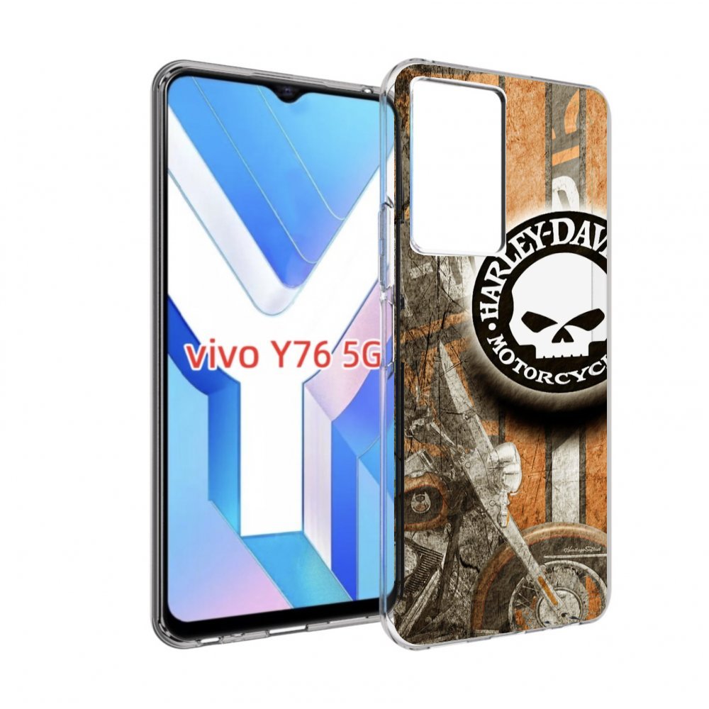 

Чехол MyPads харлеи девидсон для Vivo Y76 5G, Прозрачный, Tocco