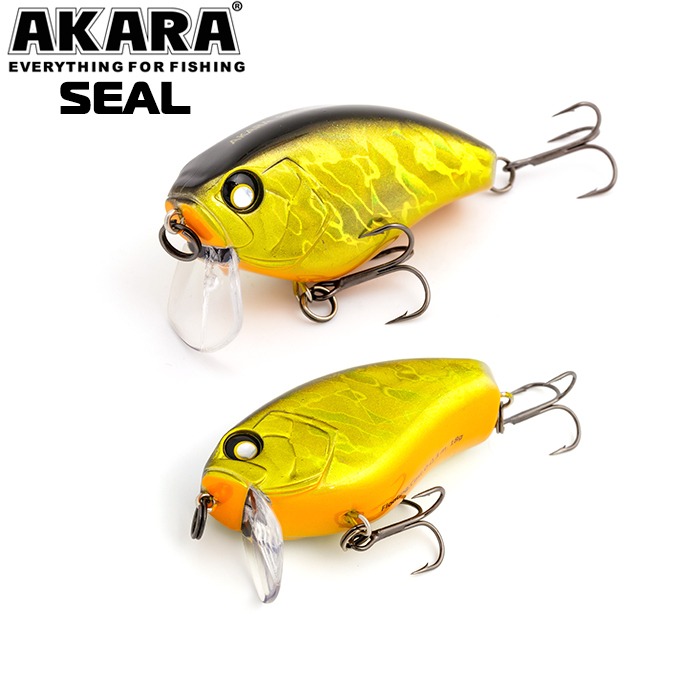

Воблер Akara Seal 60F 18 гр 5/8 oz 2,4 in A121, Разноцветный, Seal