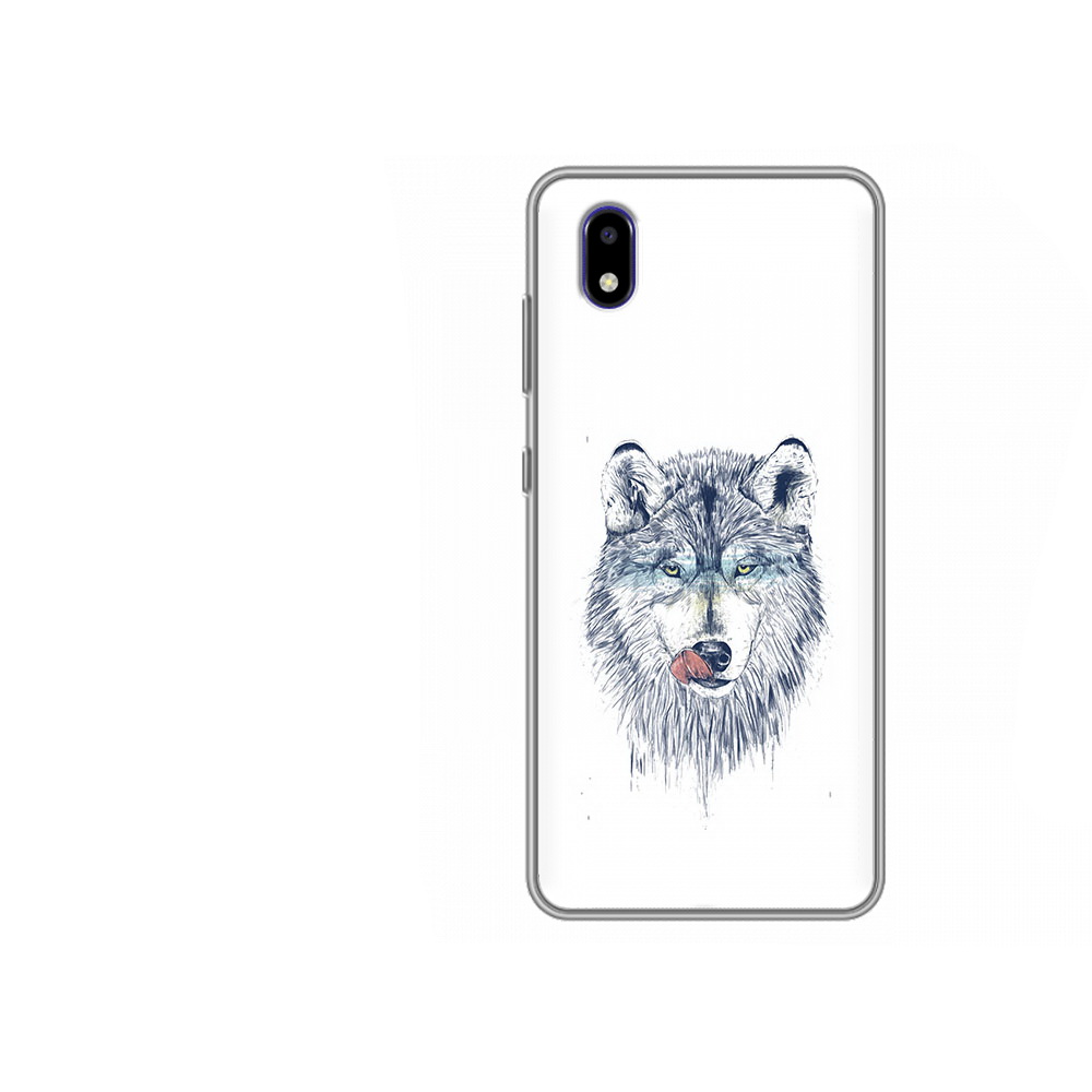 

Чехол MyPads Tocco для ZTE Blade A3 2020 голодгый волк (PT226941.466.292), Прозрачный, Tocco
