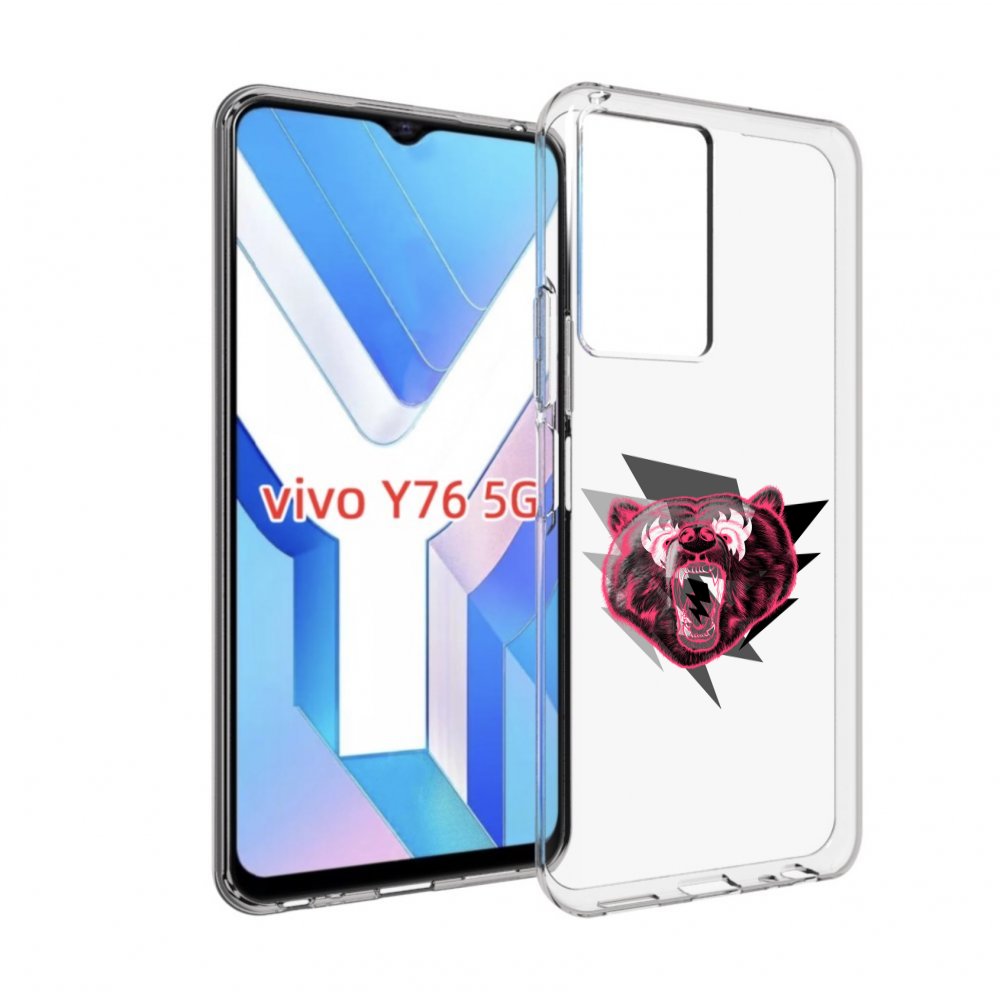 

Чехол MyPads грозовой медведь для Vivo Y76 5G, Прозрачный, Tocco