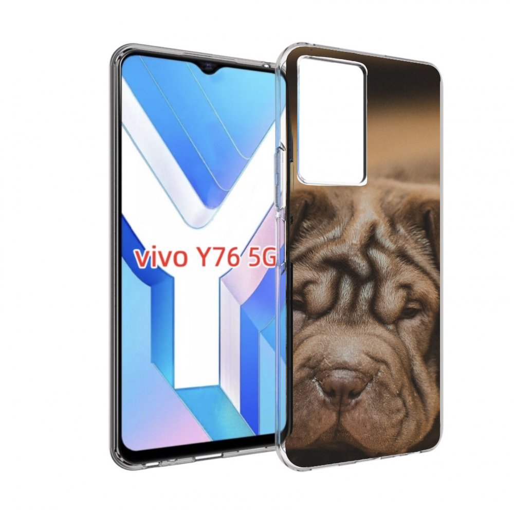

Чехол MyPads шарпеи для Vivo Y76 5G, Прозрачный, Tocco