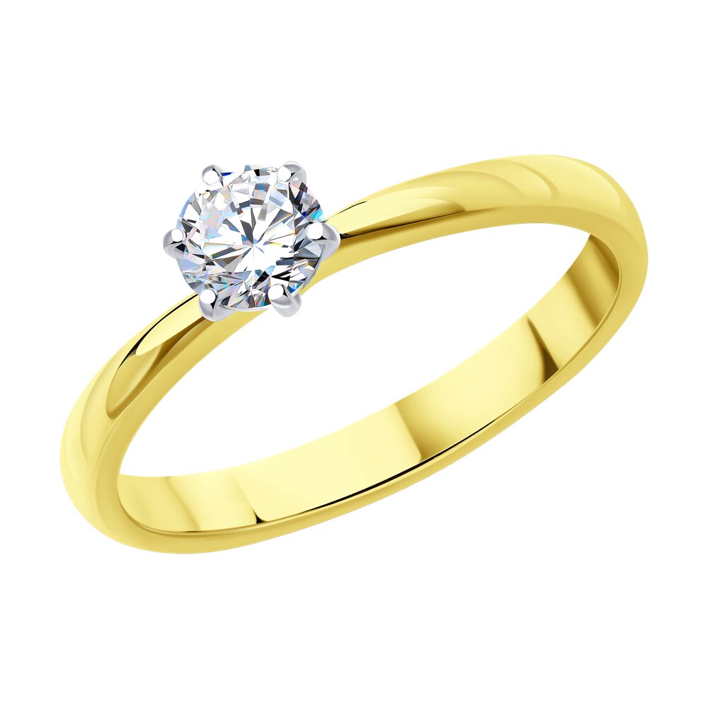 

Кольцо из золота р. , SOKOLOV Diamonds 9010129-57, бриллиант, 9010129-57