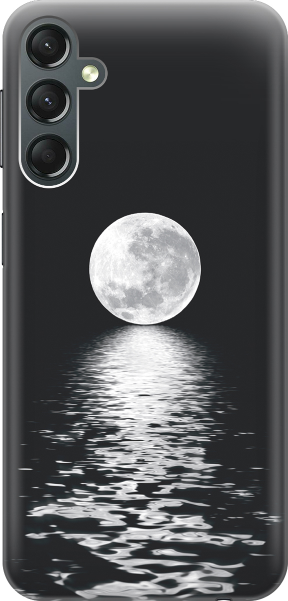 

Силиконовый чехол на Samsung Galaxy A24, Белый;черный, 159515