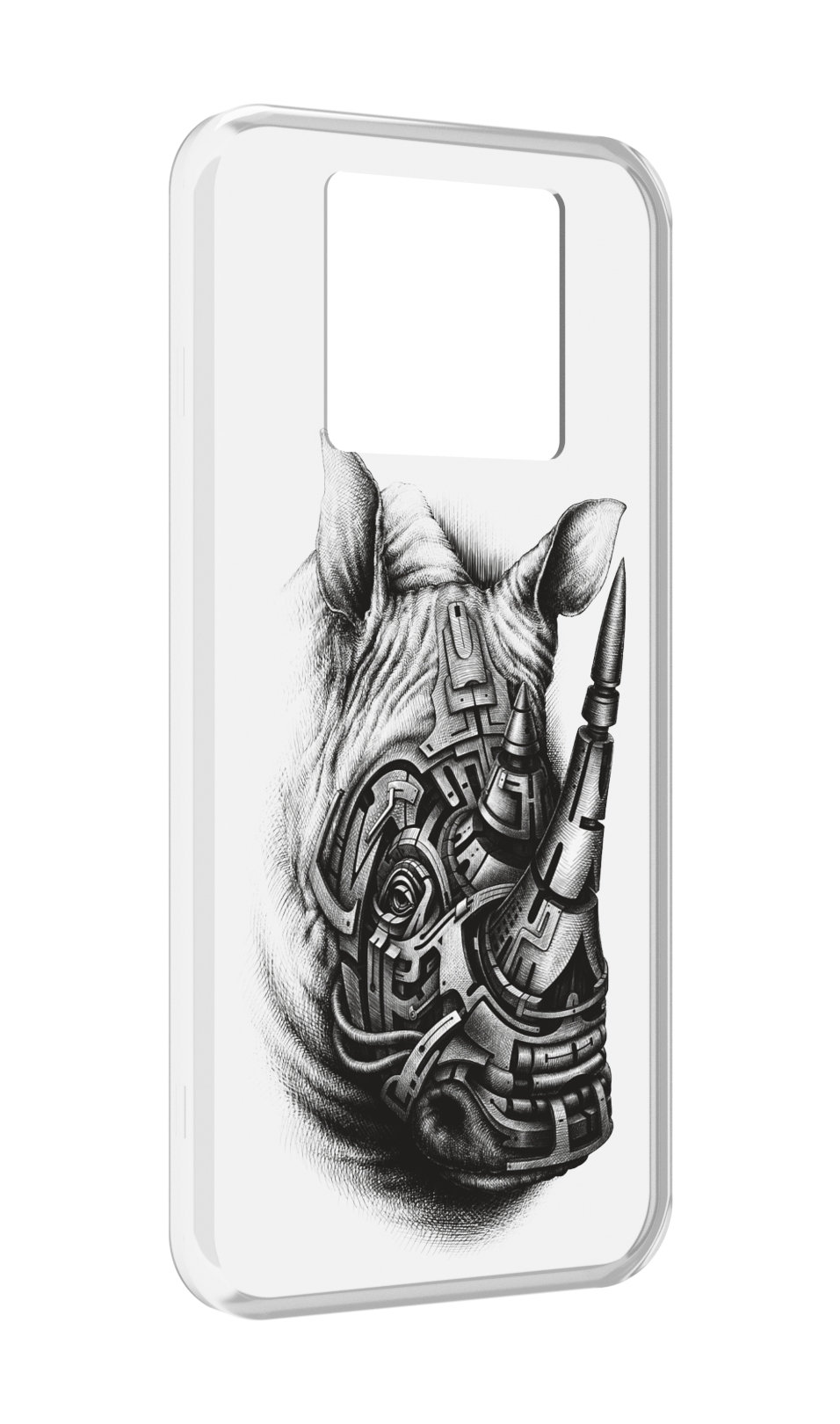

Чехол MyPads стальной носорог для Black Shark 3 5G / Black Shark 3S, Прозрачный, Tocco