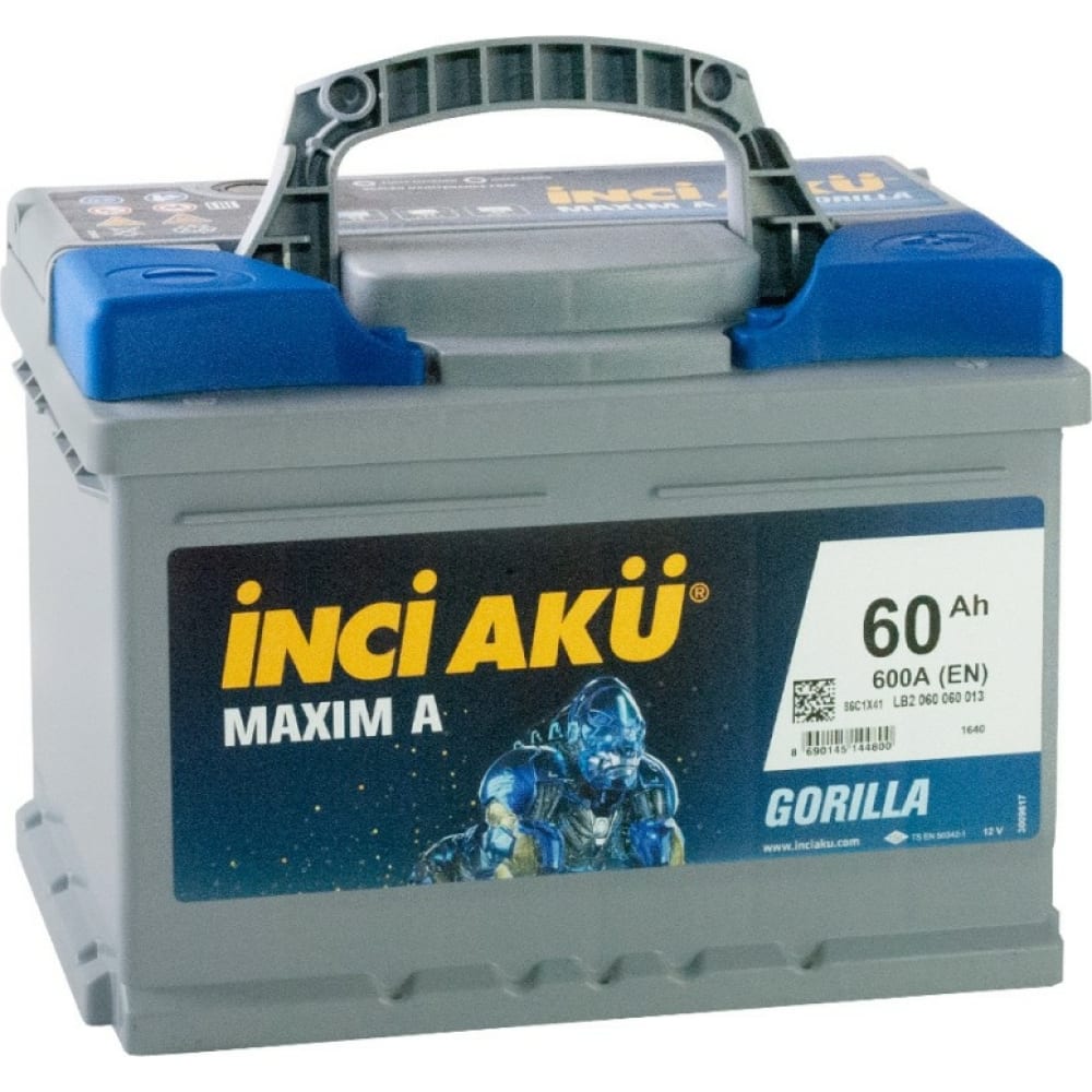 

INCI AKU Аккумулятор Maxim A 60RS 600A 242x175x175 461403