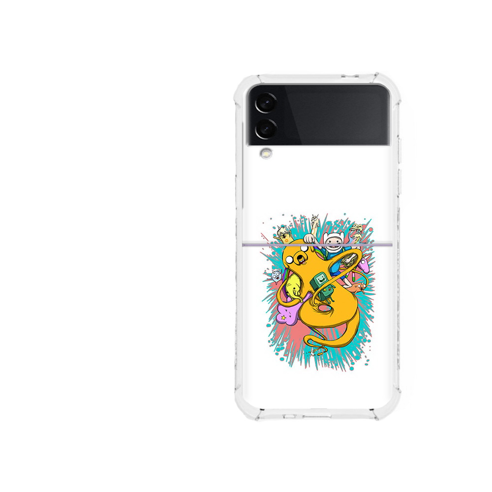 

Чехол MyPads Tocco для Samsung Galaxy Z Flip 3 время приключений рисунок, Прозрачный, Tocco