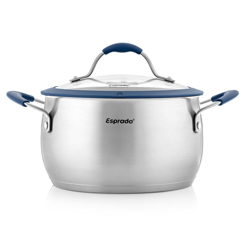 

Кастрюля Esprado El Unico Collection 3,8 л, Серебристый, El Unico