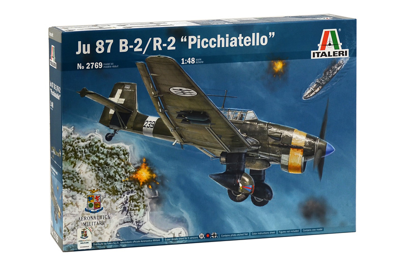 фото Сборная модель italeri 1/48 самолёт ju-87 b-2/r-2 picchiatello 2769