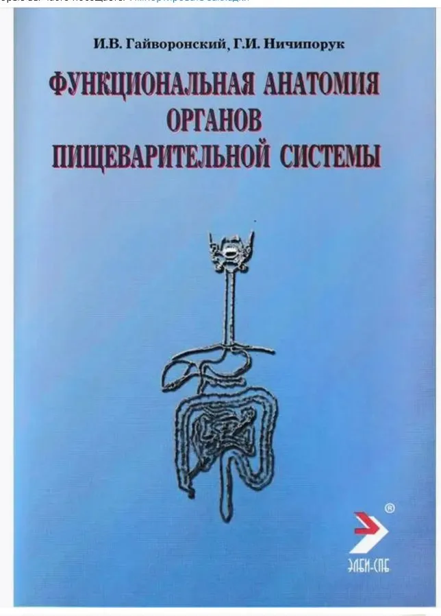 

Функциональная анатомия органов пищеварительной системы. Учебное пособие